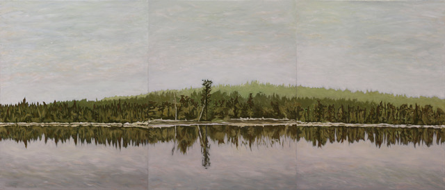 Wave (GSL 13, 14, 15) Oil on Canvas 2019 36” x 84”