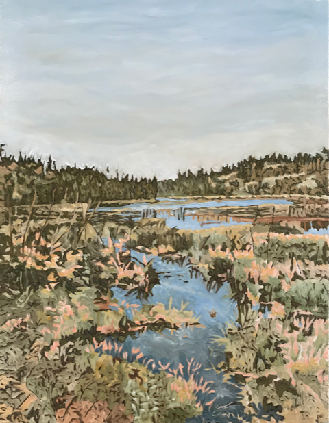 GSL 12 oil on canvas 36" x 28" 2019
