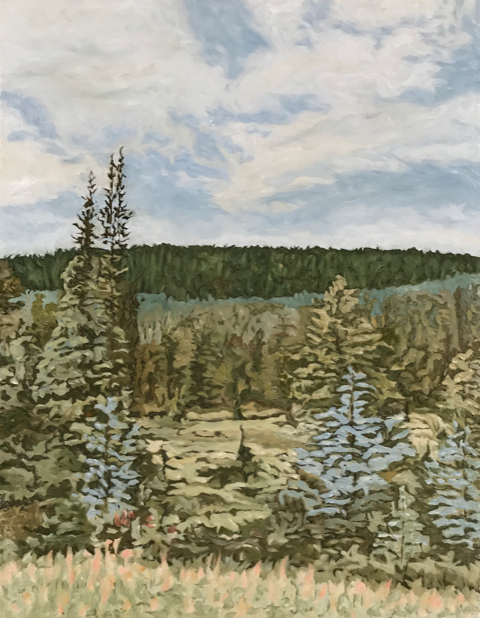 GSL 10 oil on canvas 36” x 28” 2019