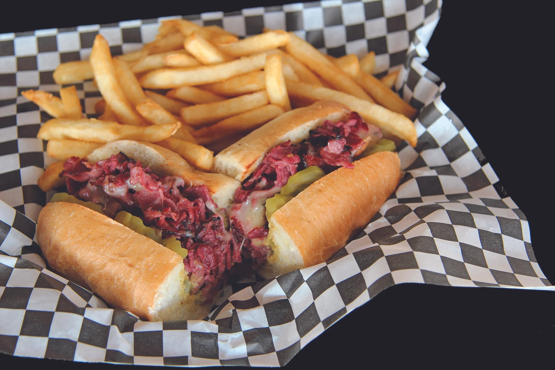Hot Pastrami Sandwich 
