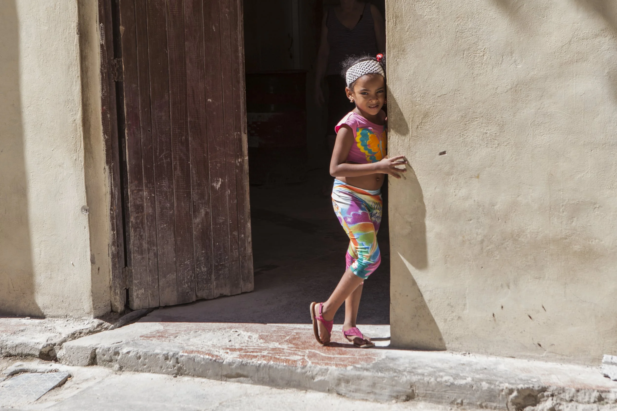 Tie dye girl, Havana Vieja