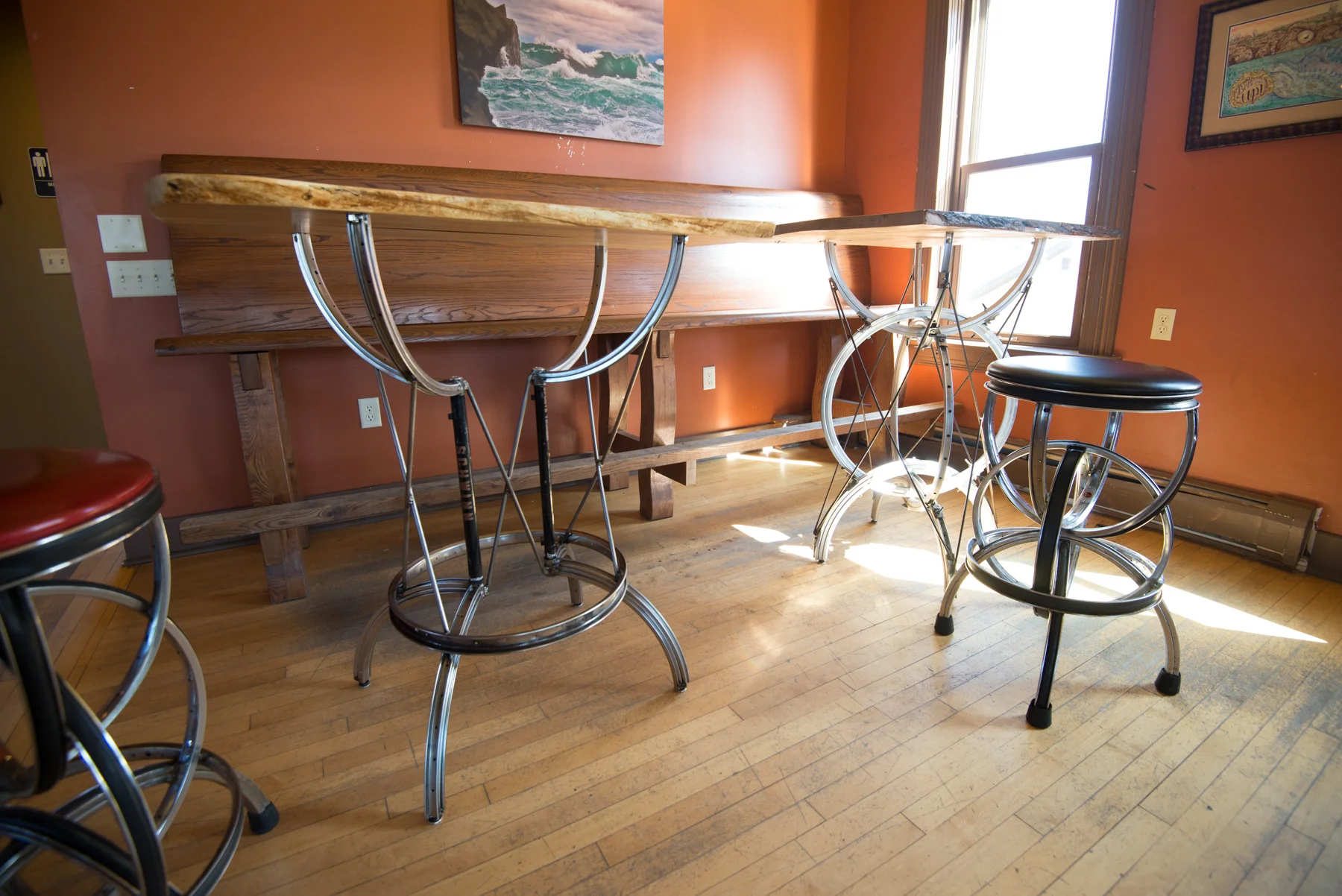 Brew House Extended Bar Height table