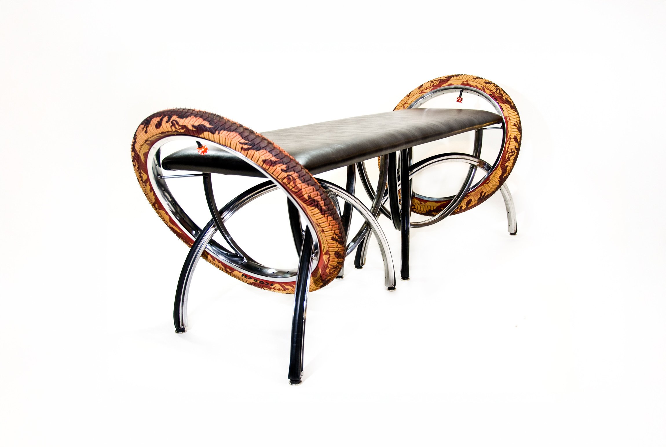 S-2 Bench with padded vinyl seat.