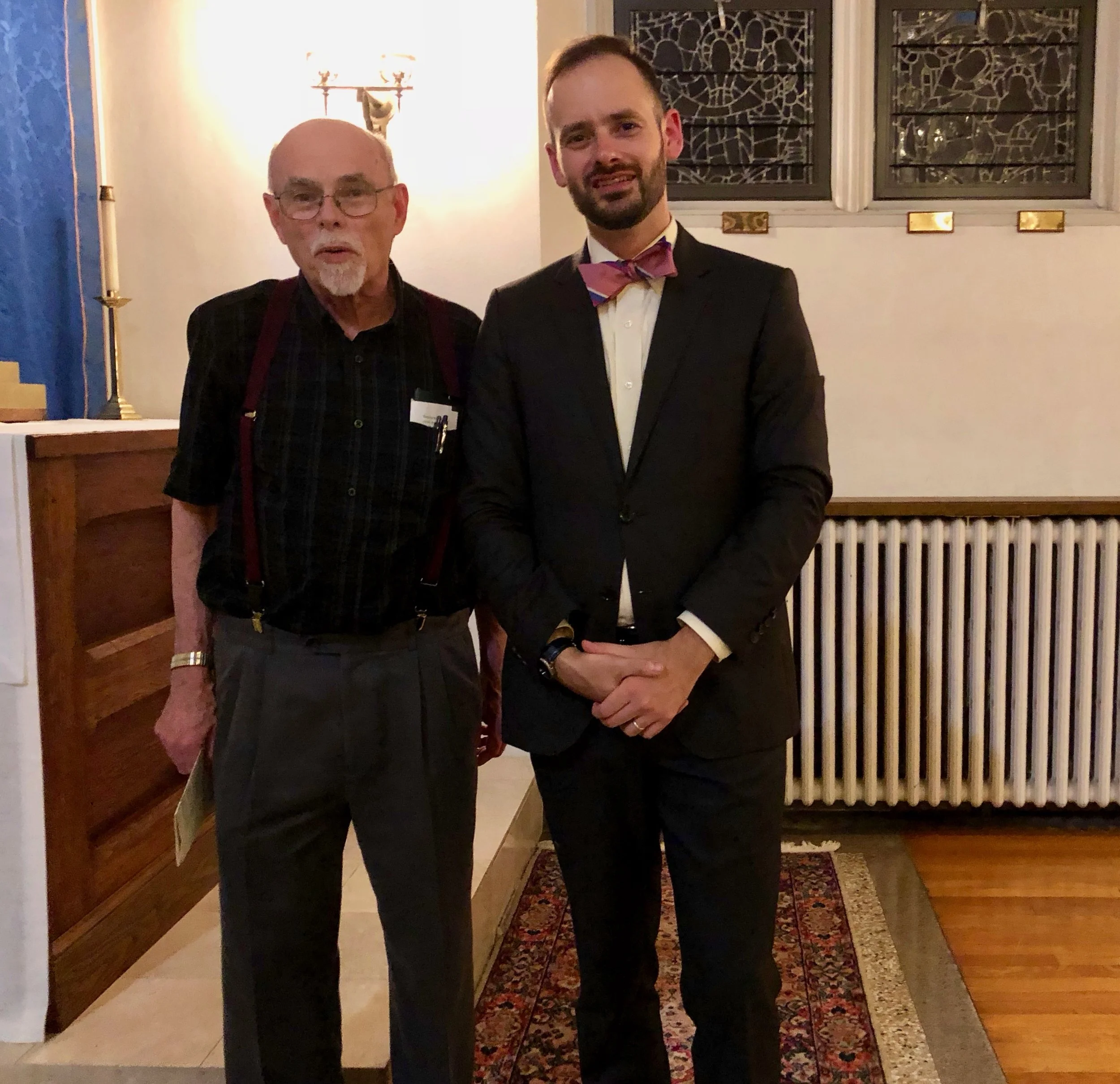 Steven Smith, retired piano faculty from Penn State, was at the concert. he recently recorded the entire Beethoven sonatas and major variations