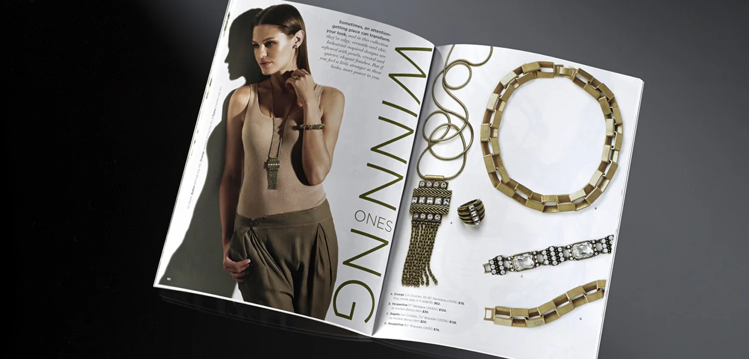 CATALOG SPREAD / PHOTOGRAPHY: TESH