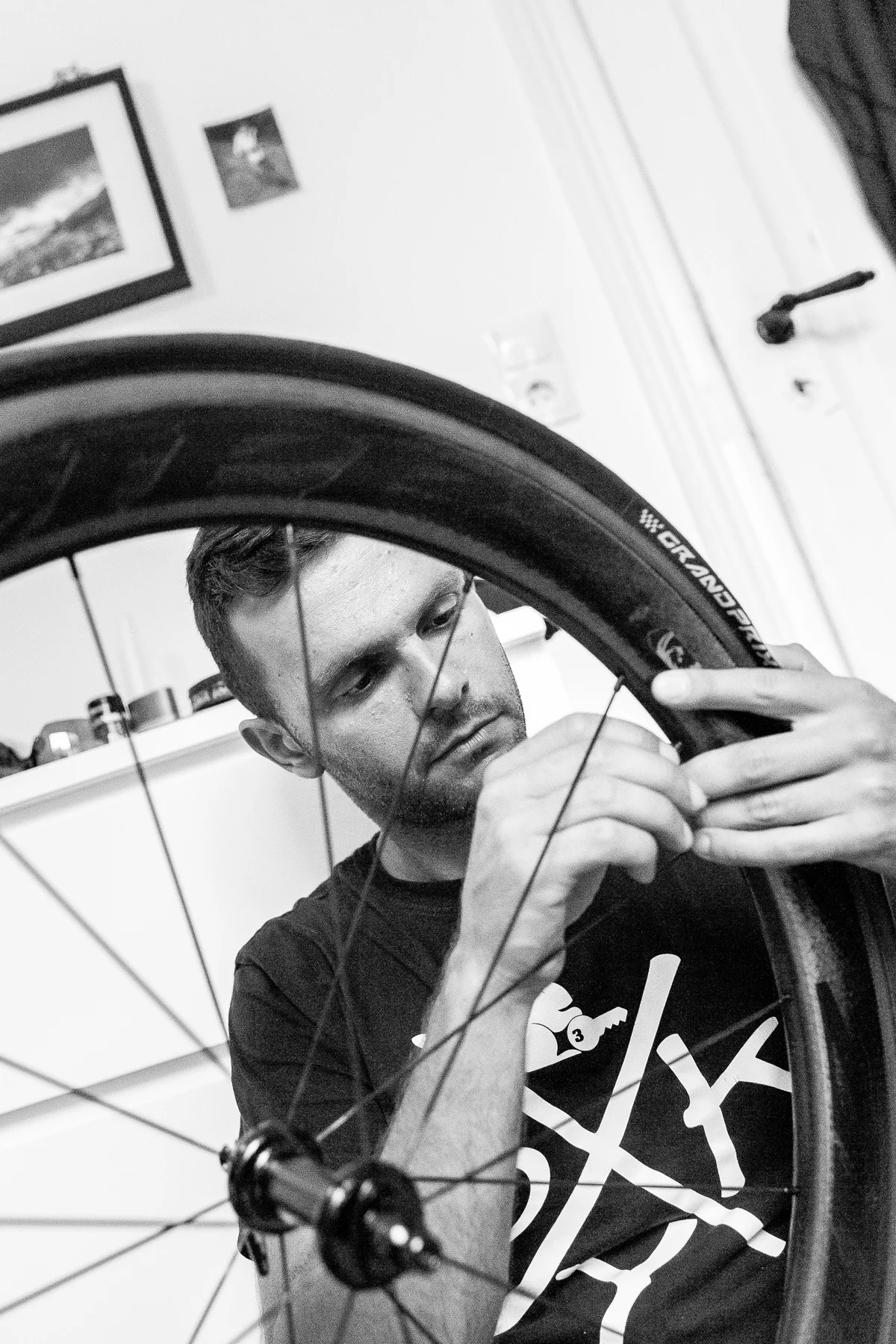 We are Triathlon Alle Arbeiten am Rad führt Christian selbst durch.