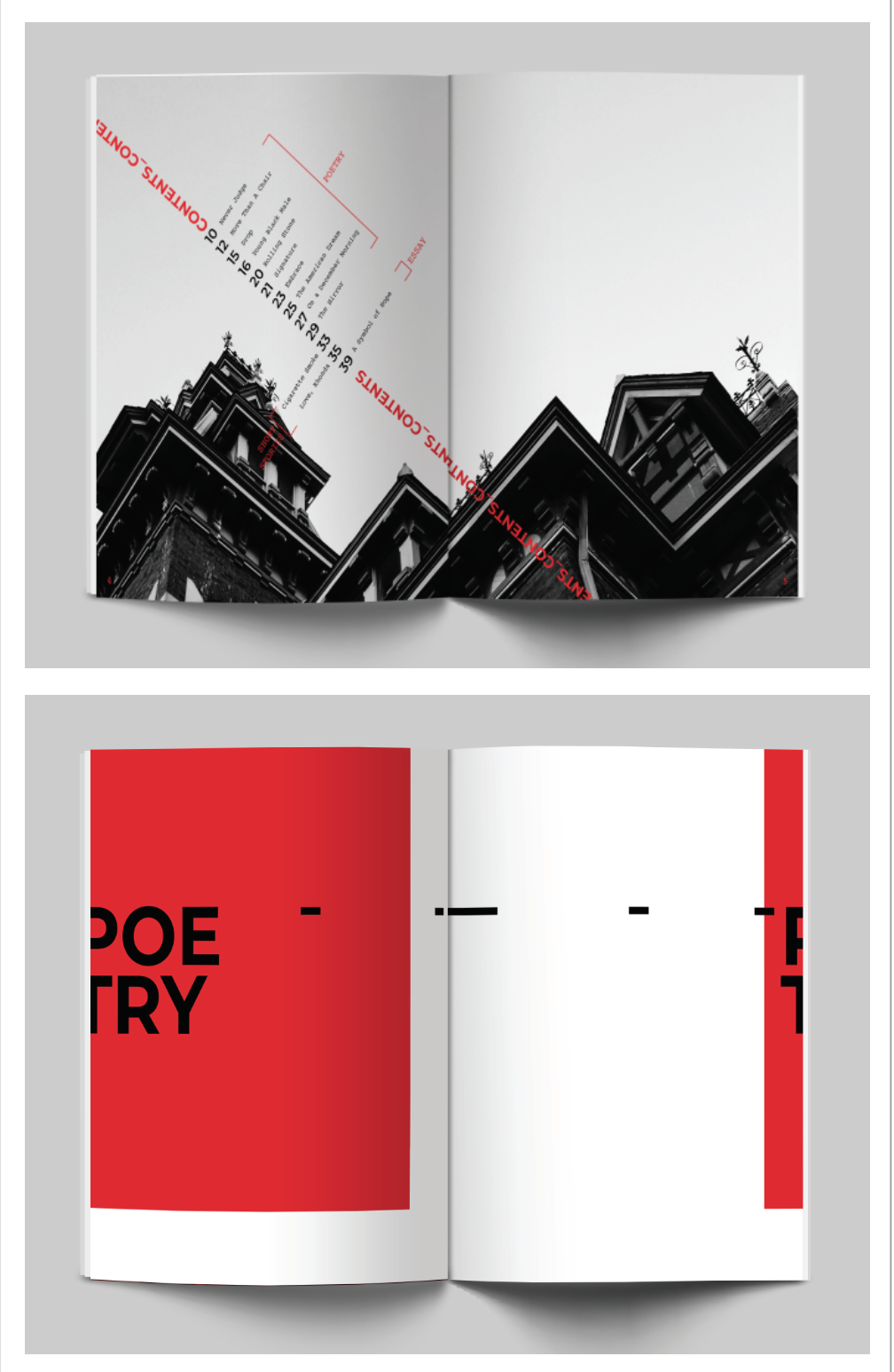Sound & Fury - Interior spreads. (senior level)