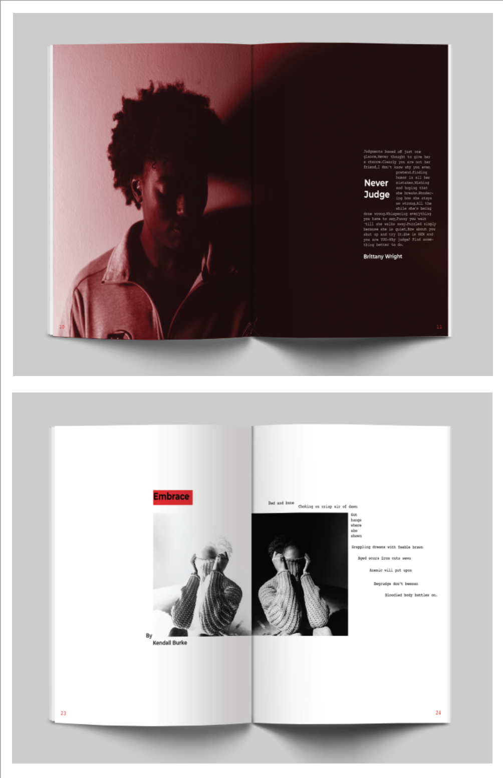 Sound & Fury - Interior spreads. (senior level)