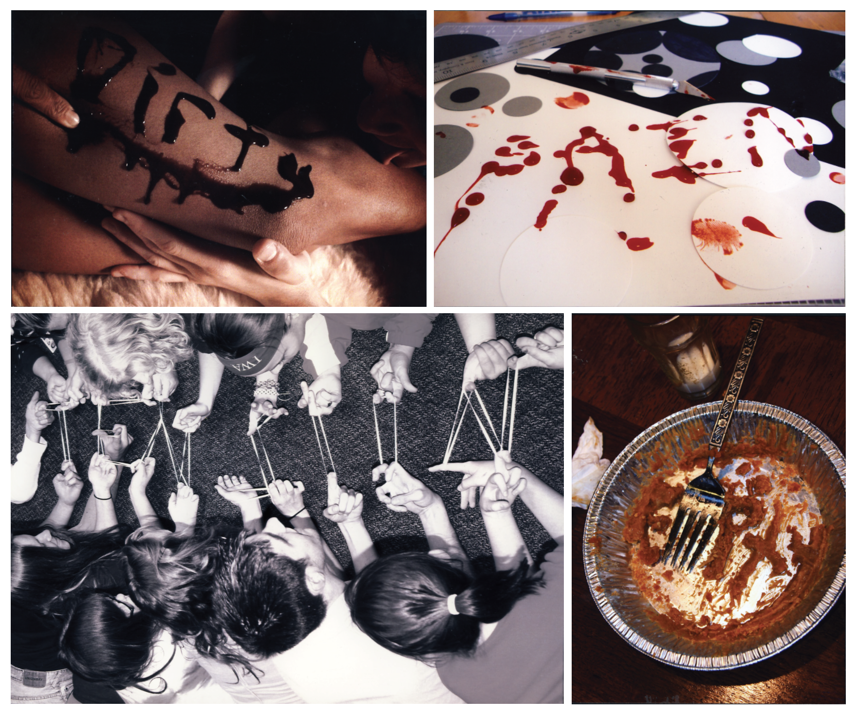 Experimental typography - Physical communication of a word. (sophomore level)
