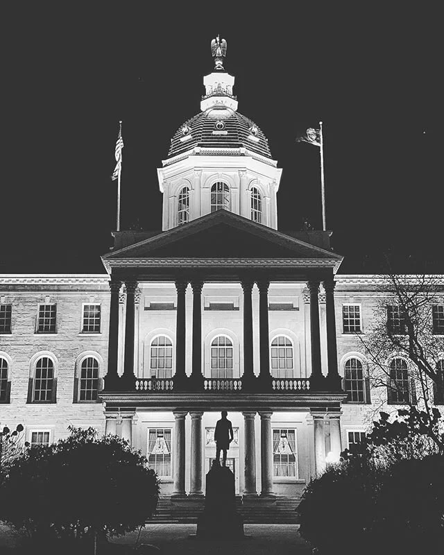Granite state capital
#concord #newhampshire #newengland #capital #blackandwhite  #architecture #statehouse