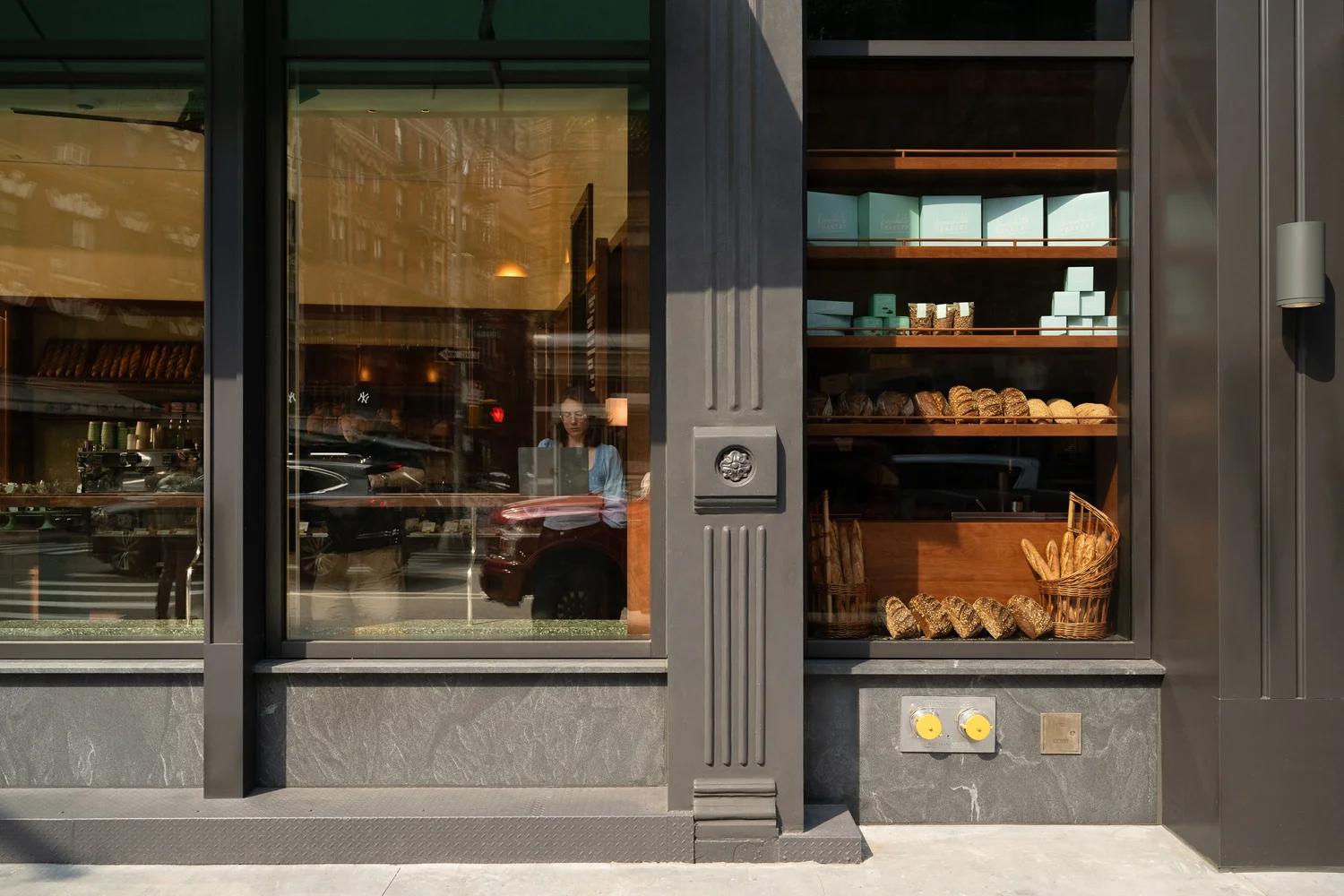 Interior and hospitality photography at Frenchette Bakery, by Jack Sorokin. Image 7.