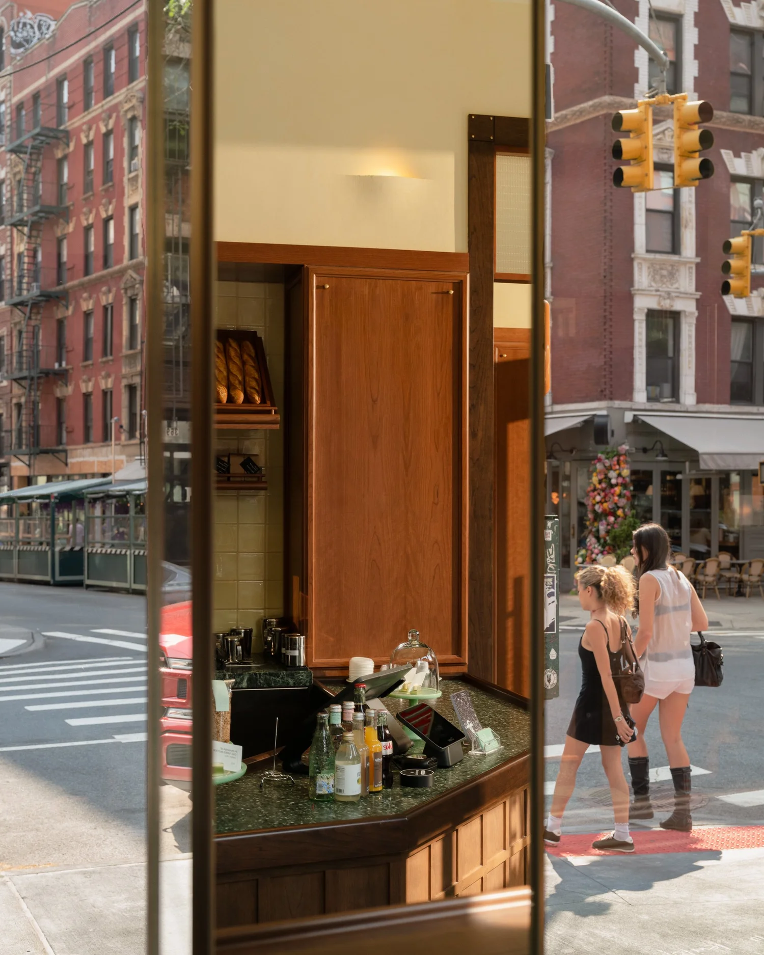 Interior and hospitality photography at Frenchette Bakery, by Jack Sorokin. Image 6.