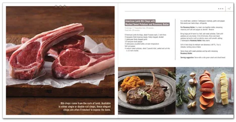 American Lamb Chops recipe brochure
