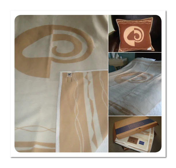 American Sheep Industry Pendleton Woolen Mills blanket and pillow