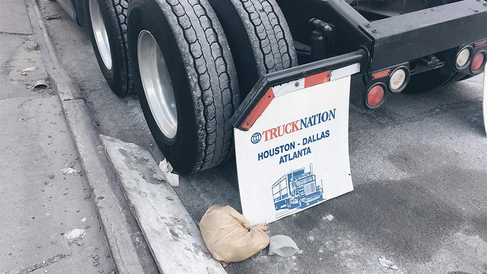"I drive the truck."