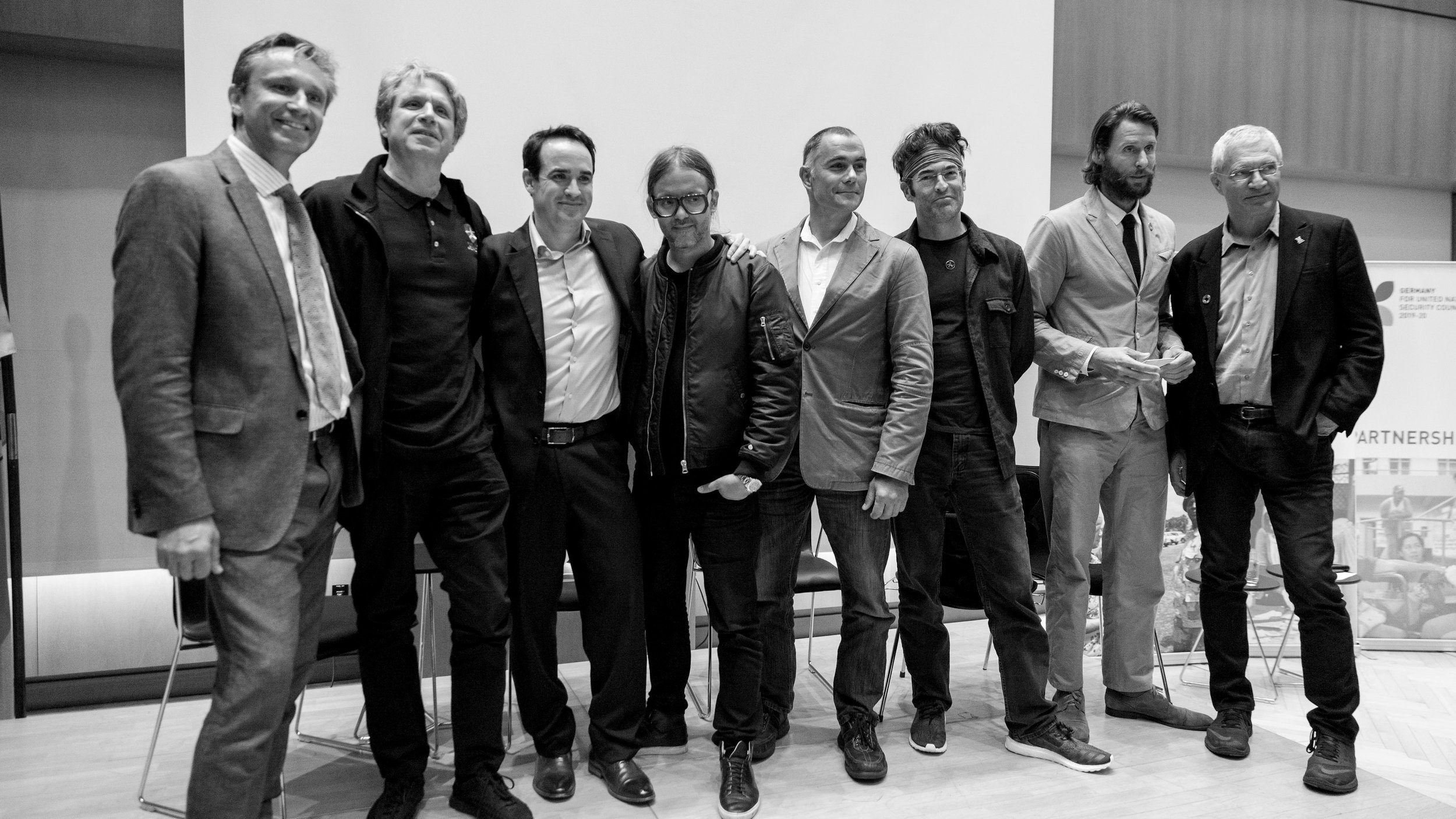Dominic Hogg, Scott Bolton, Mark Anthony Browne, Cyrill Gutsch, Marcus Eriksen, Chris Jordan, David DeRothschild, Louie Psihoyos