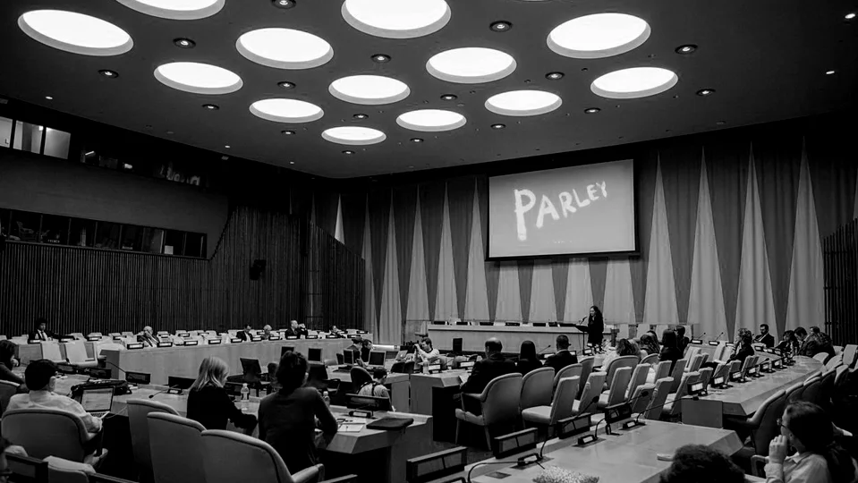 PARLEY TALKS AT WORLD ENERGY DAY, UNITED NATIONS 