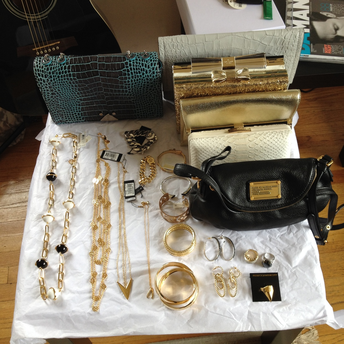 Totally awesome accessories collection including pieces by John Hardy, Marc By Marc Jacobs, Kate Spade, and Rebecca Minkoff.