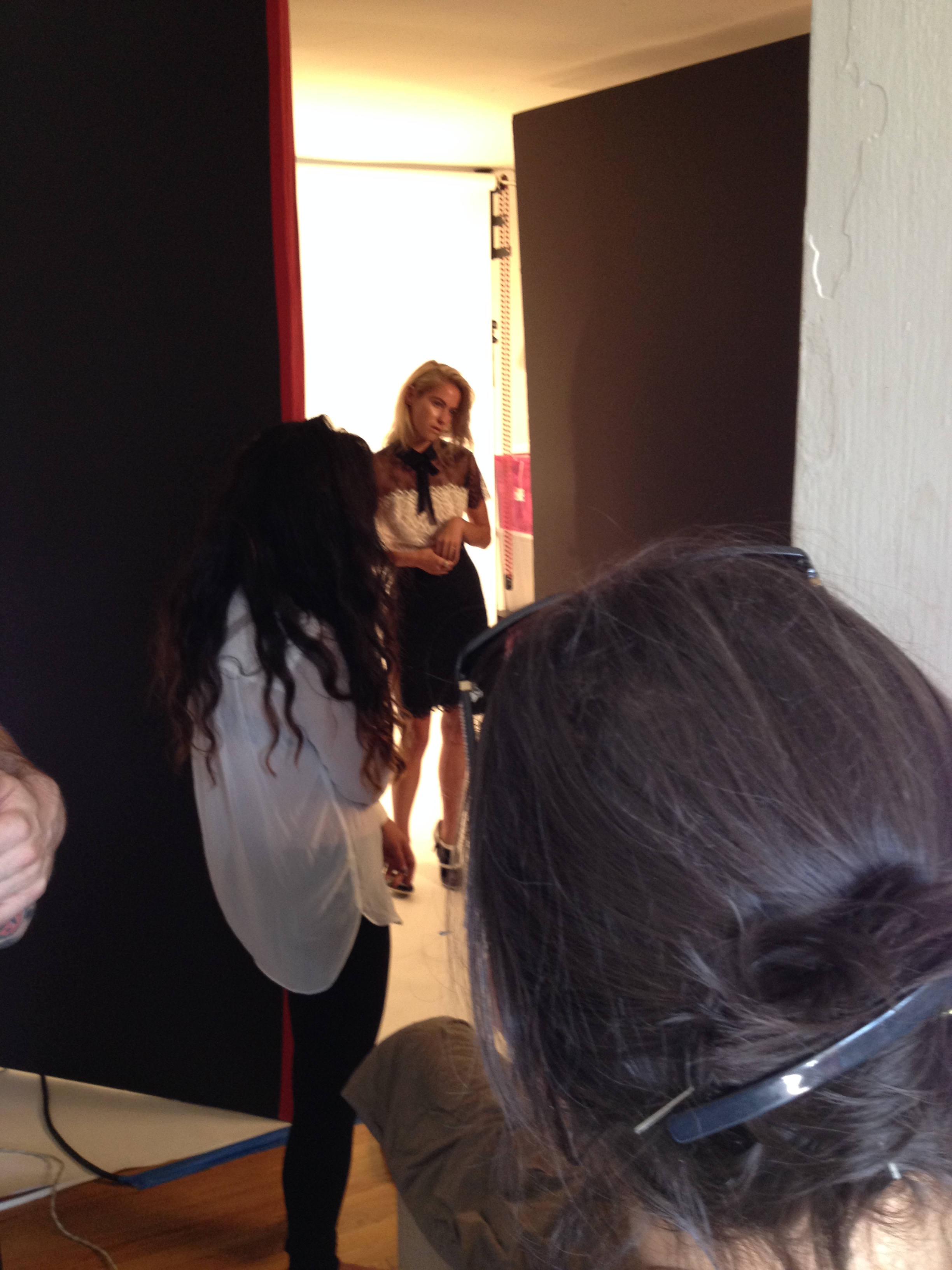 This is what behind the scenes looks like!
