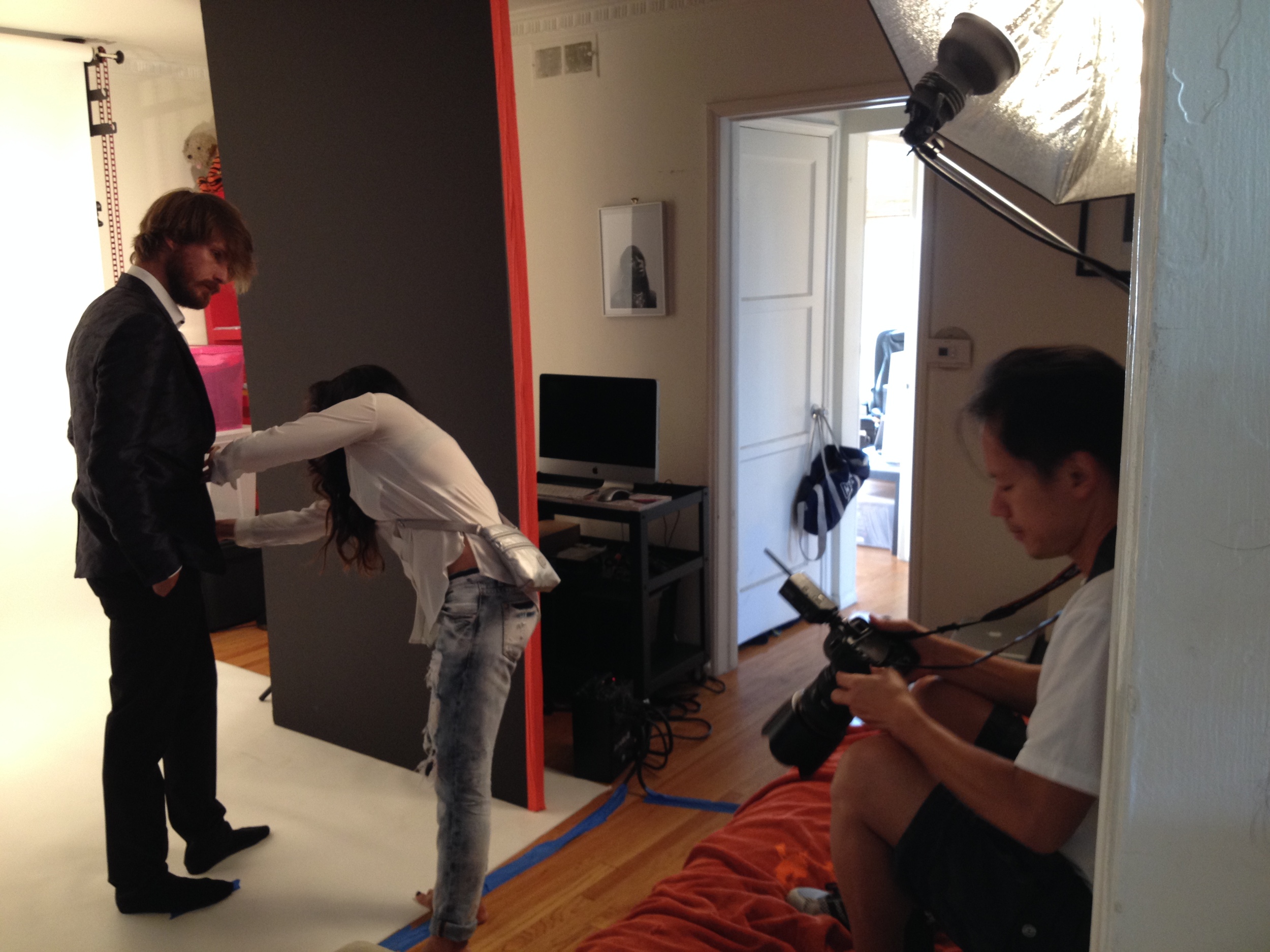 Alexa making some last minute adjustments...