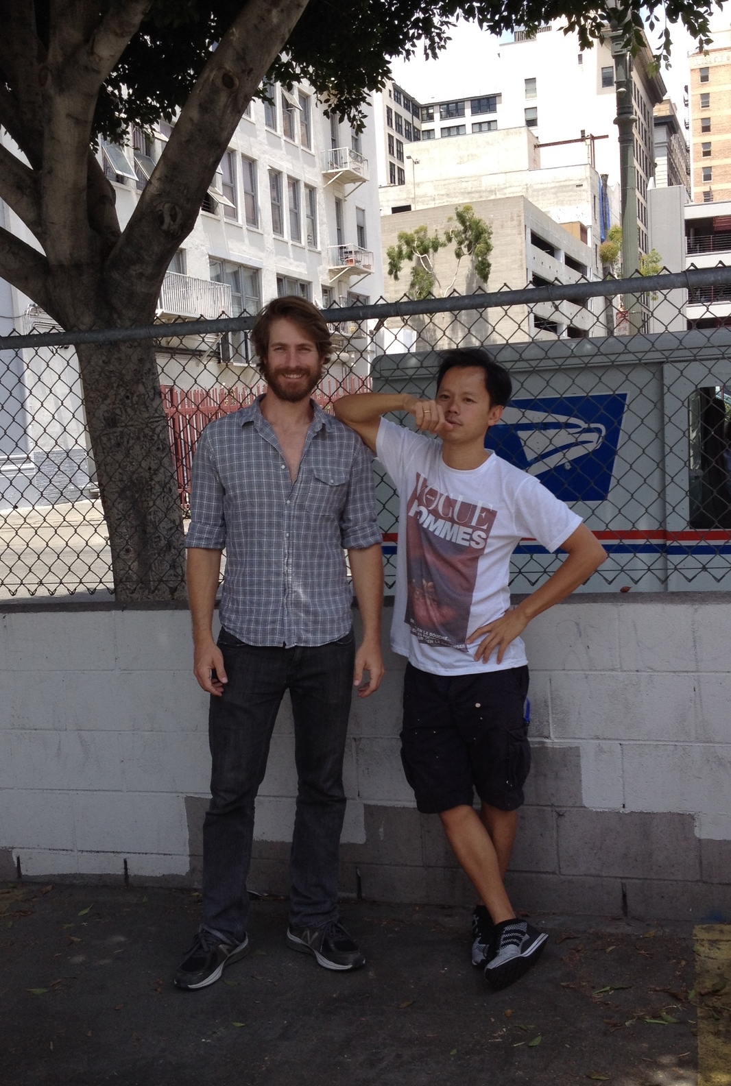 Ryan and Mitchell after the shoot. Somewhere my picture of me with Ryan got lost on someone's phone and I never got it :( Oh well, this pic captures the essence of how great he was to work with!