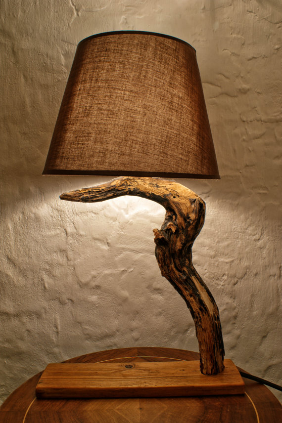 Driftwood sale lamp base