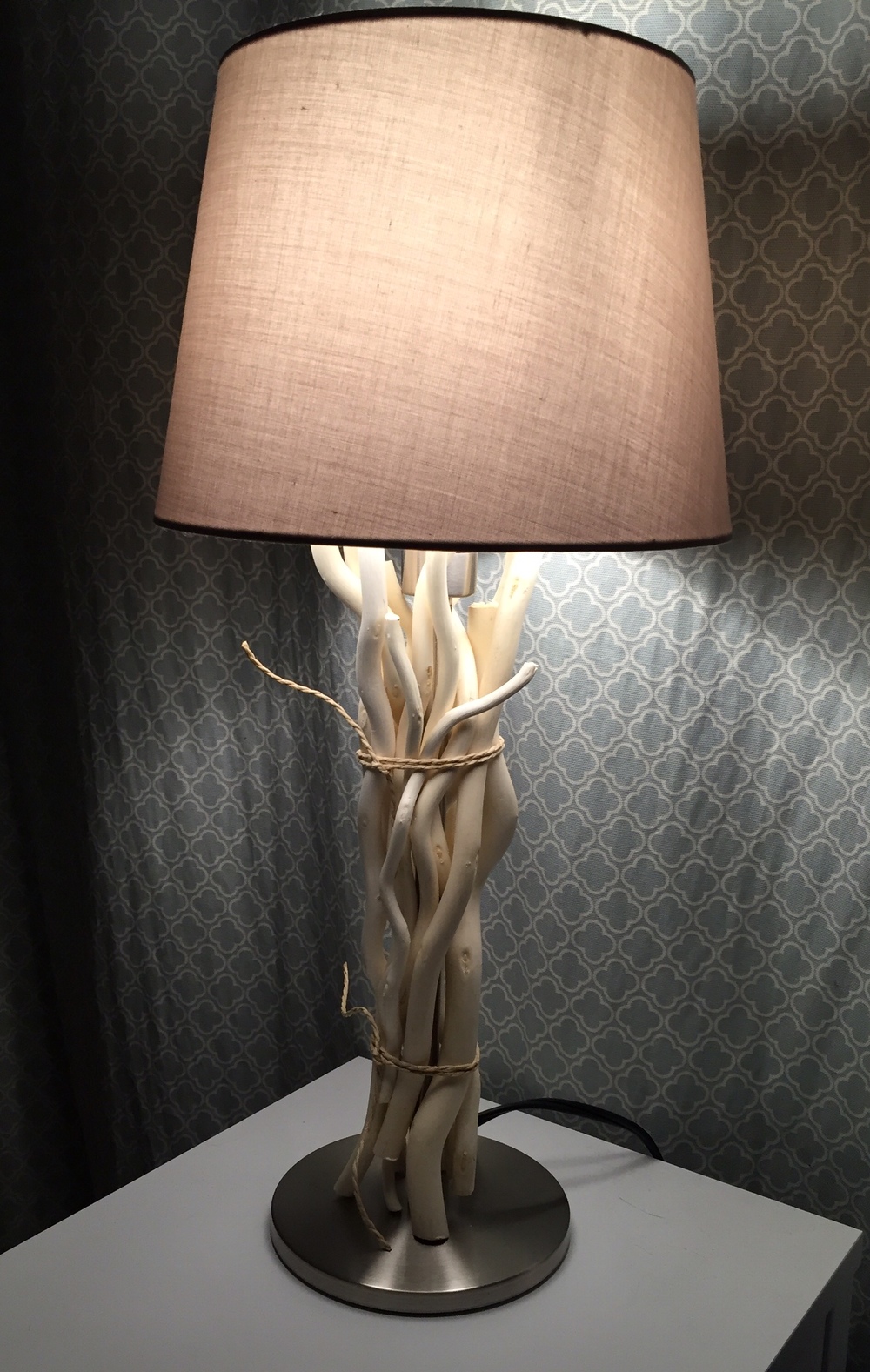 Diy Driftwood Lamps Ikea, Gold Bedside Table Lamp Ikea