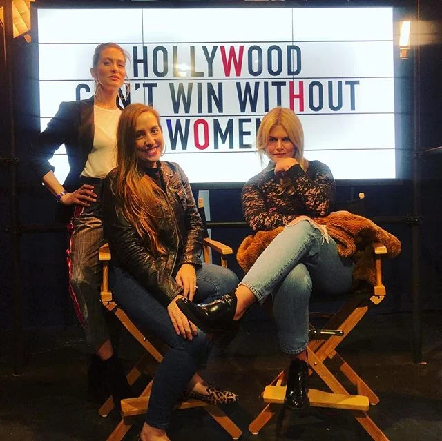 Had such a fun time last Friday with the beautiful @kelbradio and @sarahb_tm at @refinery29 #29rooms! ππ #hollywoodcantwinwithoutwomen