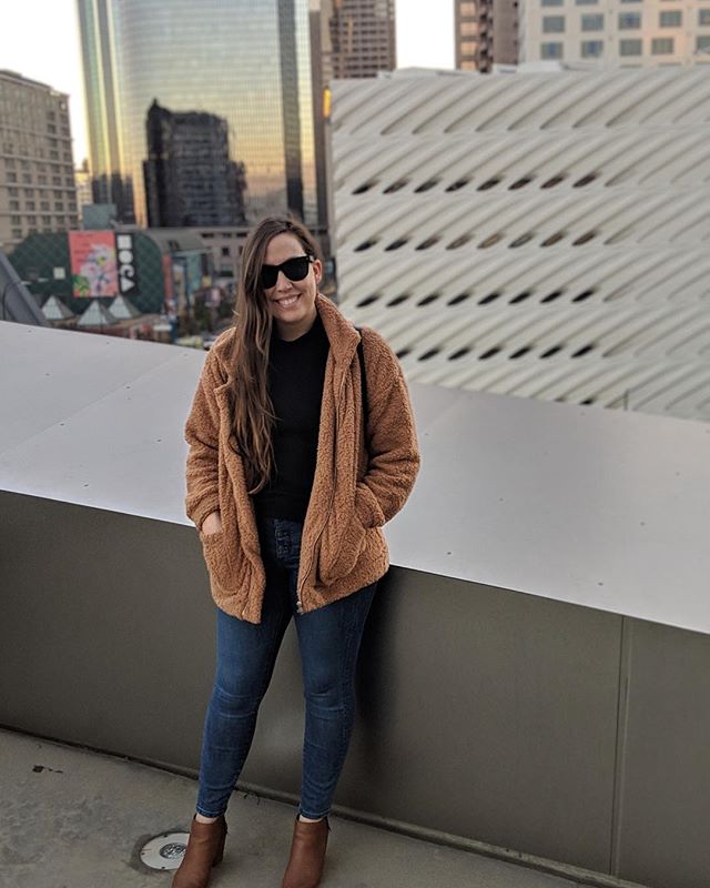 Downtown for once! π @antonehenry surprised me with a date to The Broad Museum and ice skating! βΈ πΌ