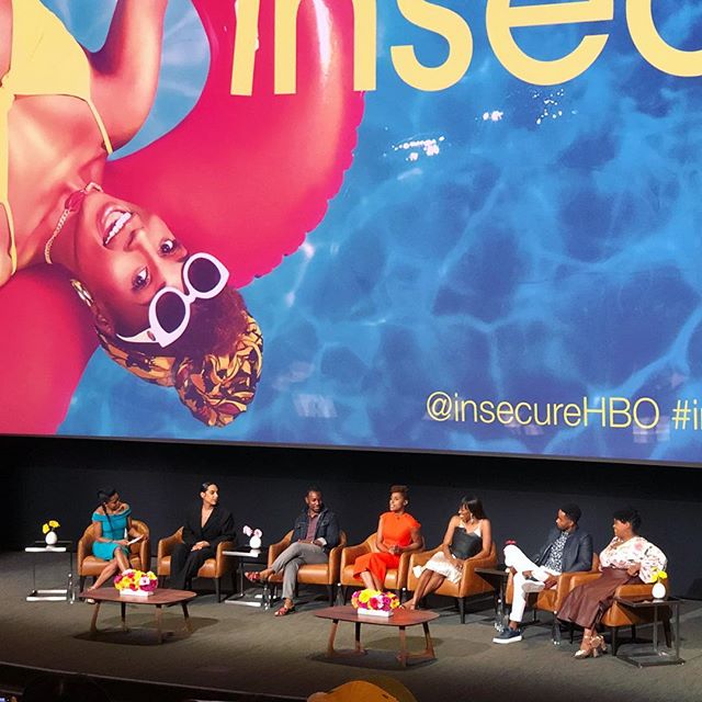 Awesome Q&A last night with the cast of Insecure! The styling on this show is always on point. π #FYC #ilovethisshow @insecurehbo