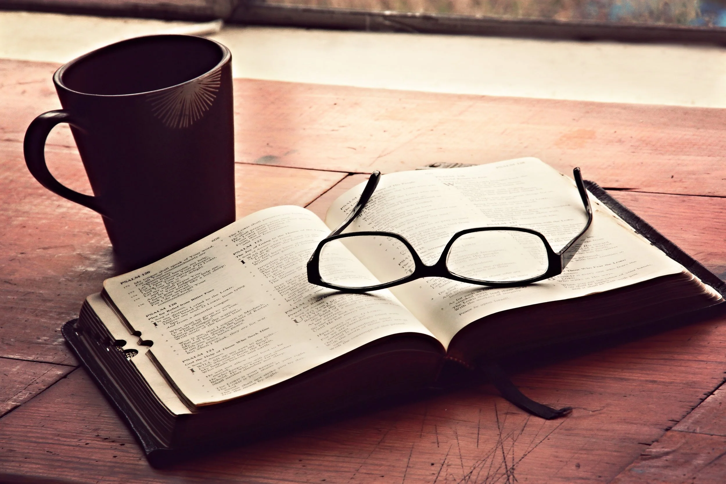 Morning Devotions Christian Stock Image.jpg