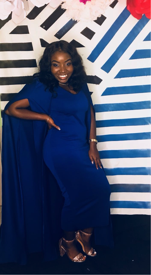 The Nere dress and cape combo