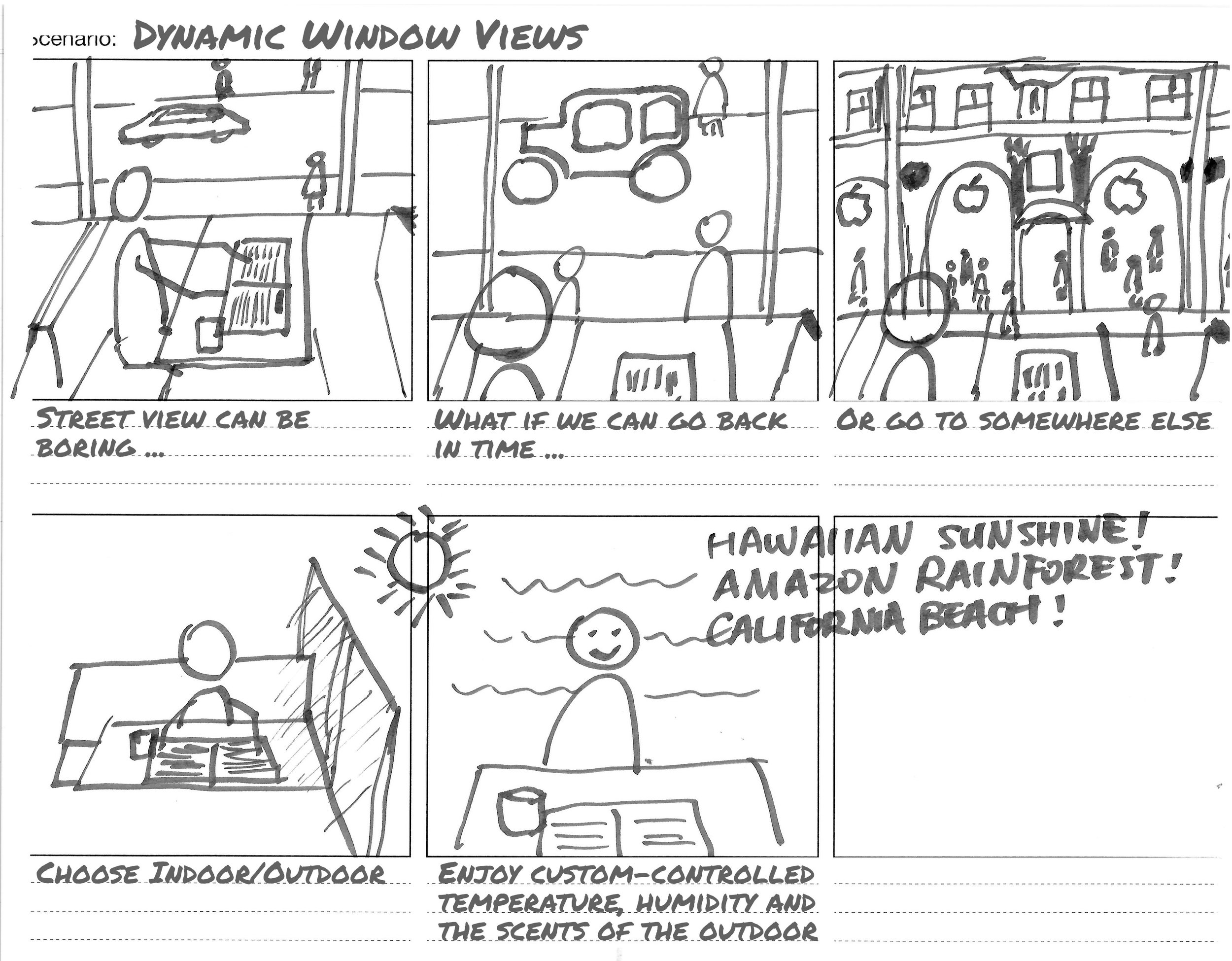 What if dynamic windows helped you escape to a different place?