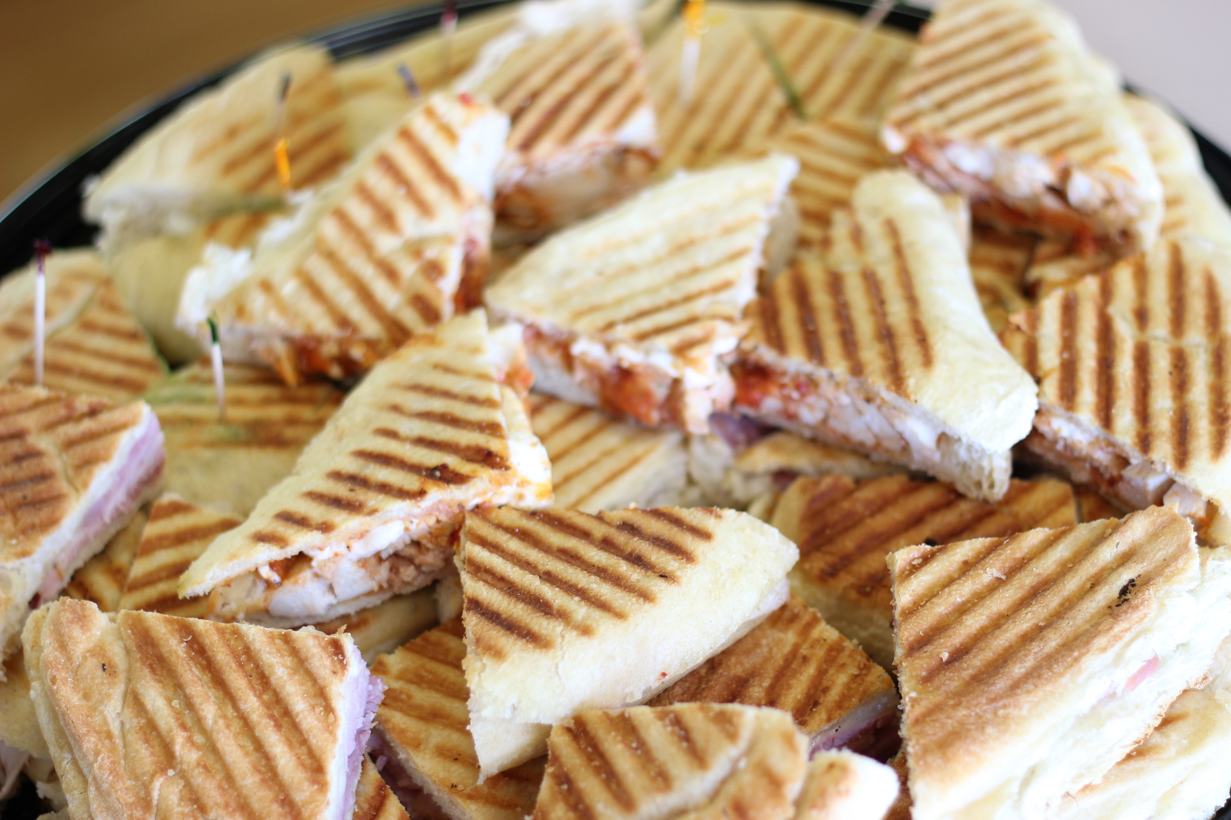 Catering To-Go Panini Tray