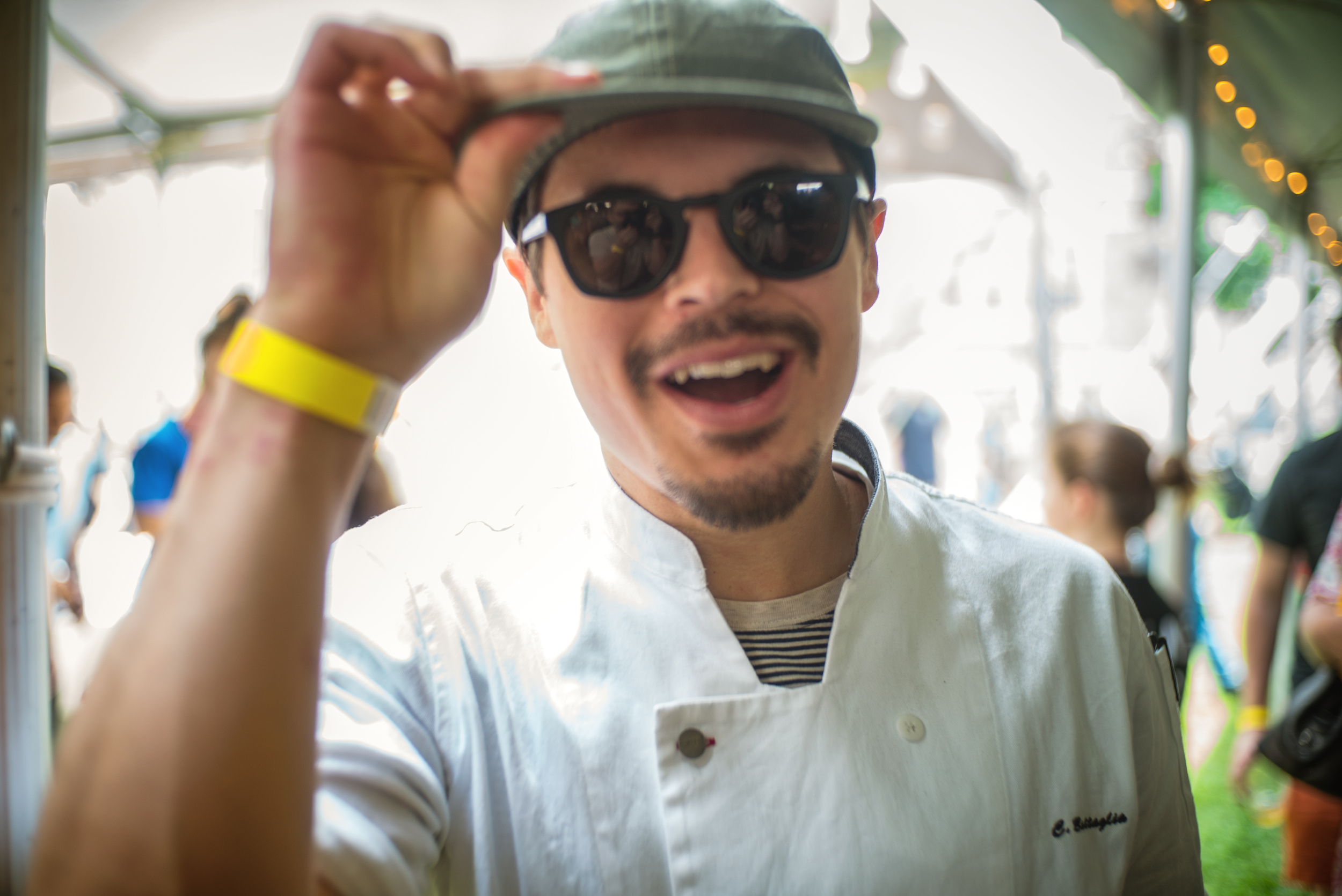 Photo: Sean Meehan, me in my chef whites at the 5 year reunion. Thank you BC for your exquisite culinary education program!
