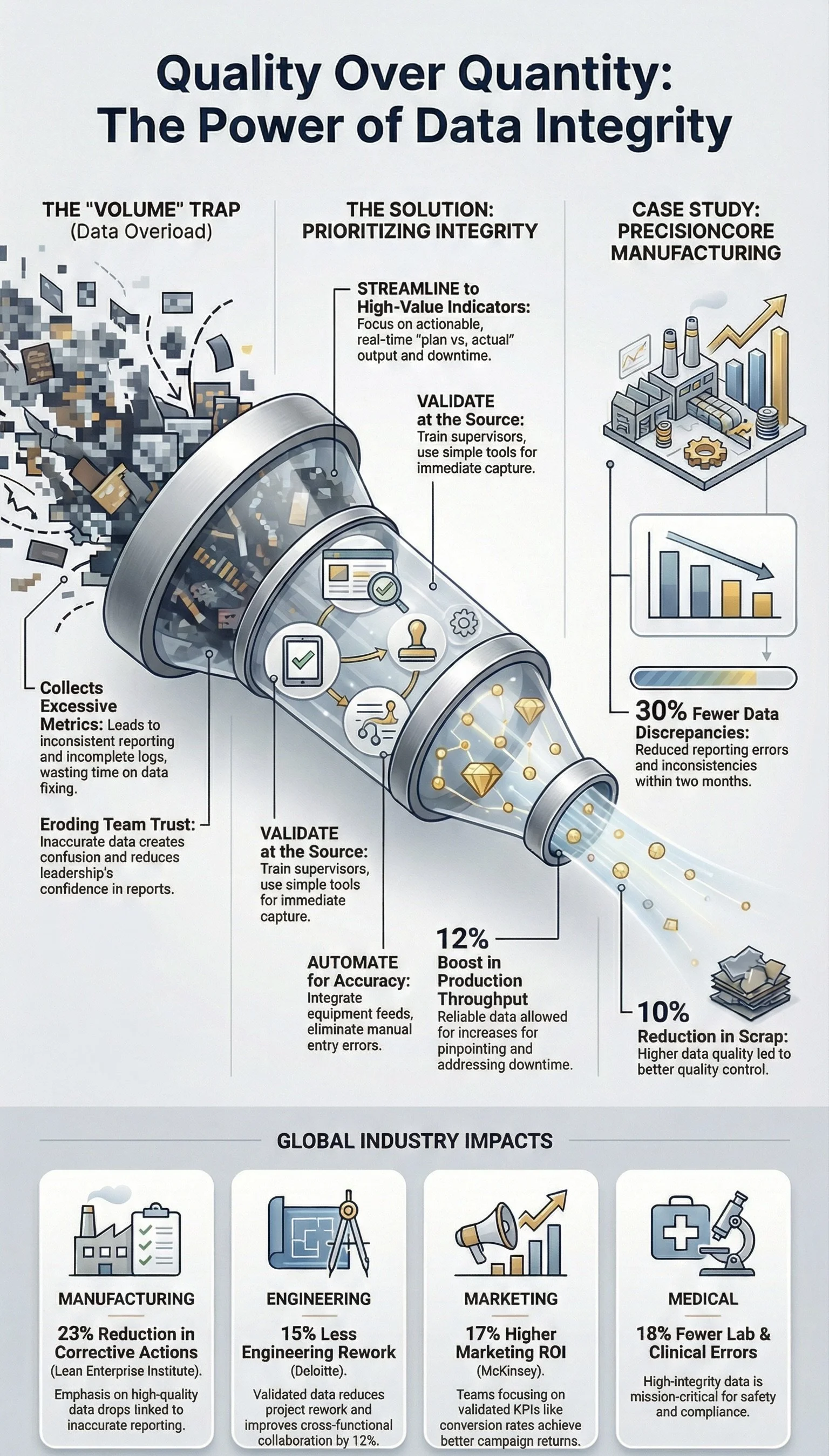 Management Operating Systems| Prioritize Data Integrity Over Volume| S4E40 - Continuous Improvement Lab