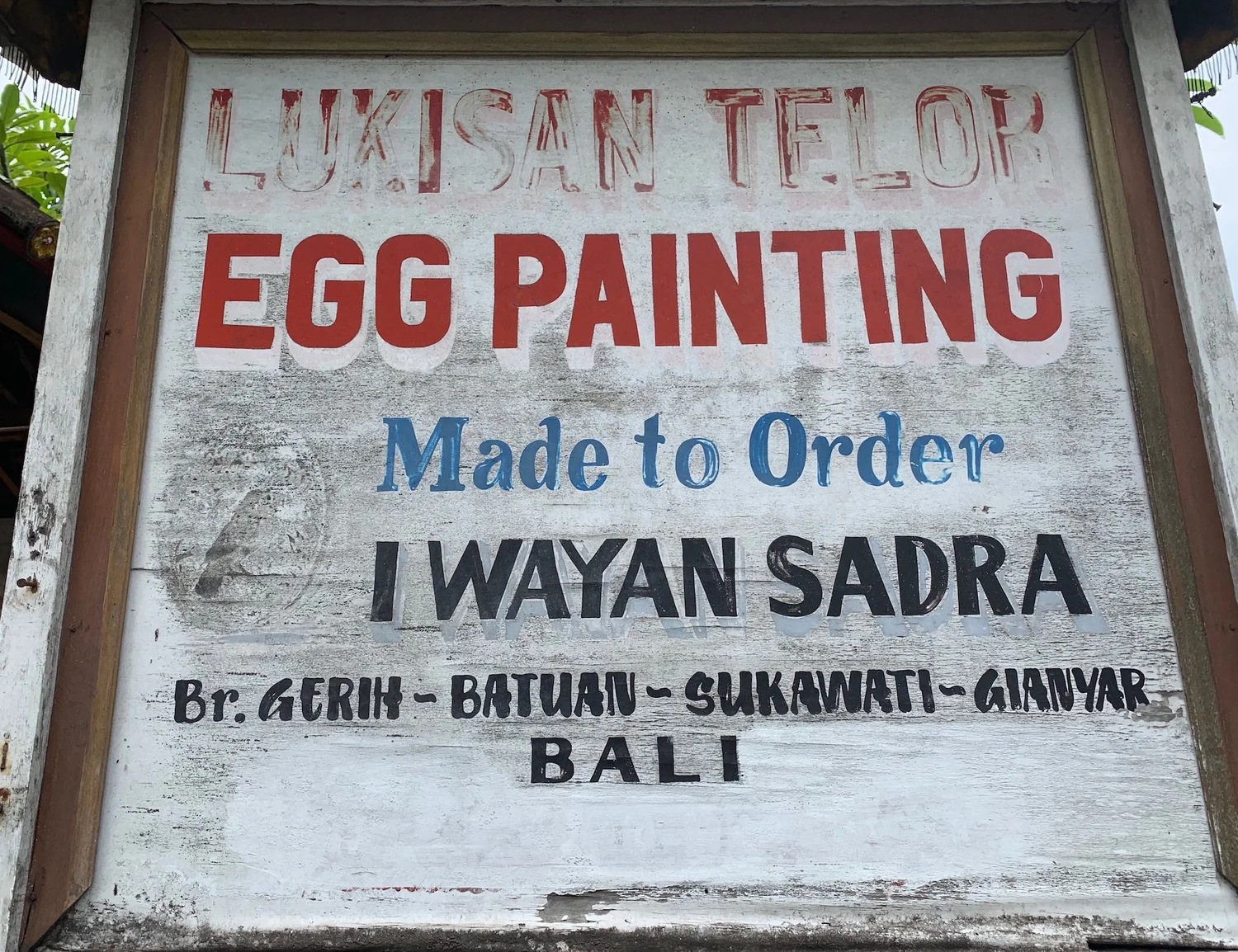 The art of Bali's hand-lettered signs — Elami Productions designs and ...