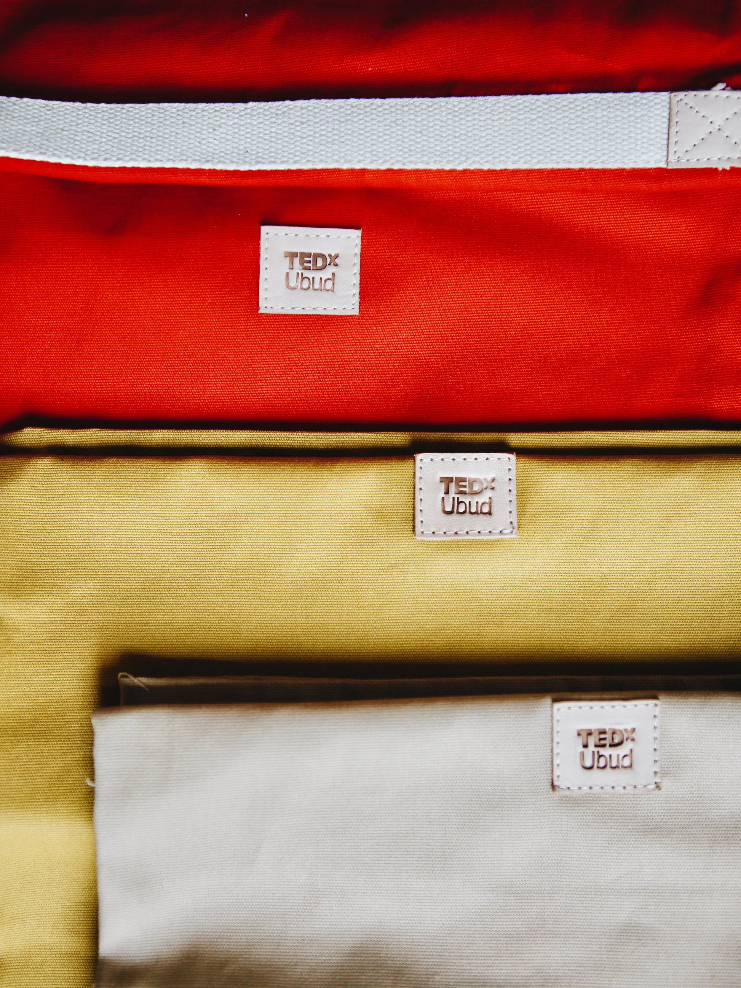 Behind the design of TEDxUbud's 2019 badges and bags