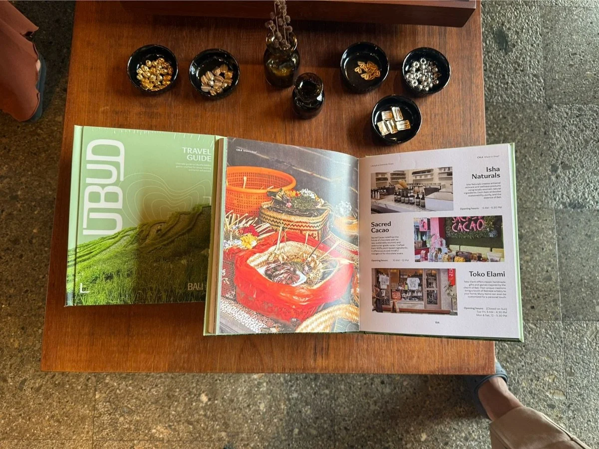 Spotted at @rustersbali: a coffee table guide to Ubud featuring @tokoelami! ☺️☺️☺️