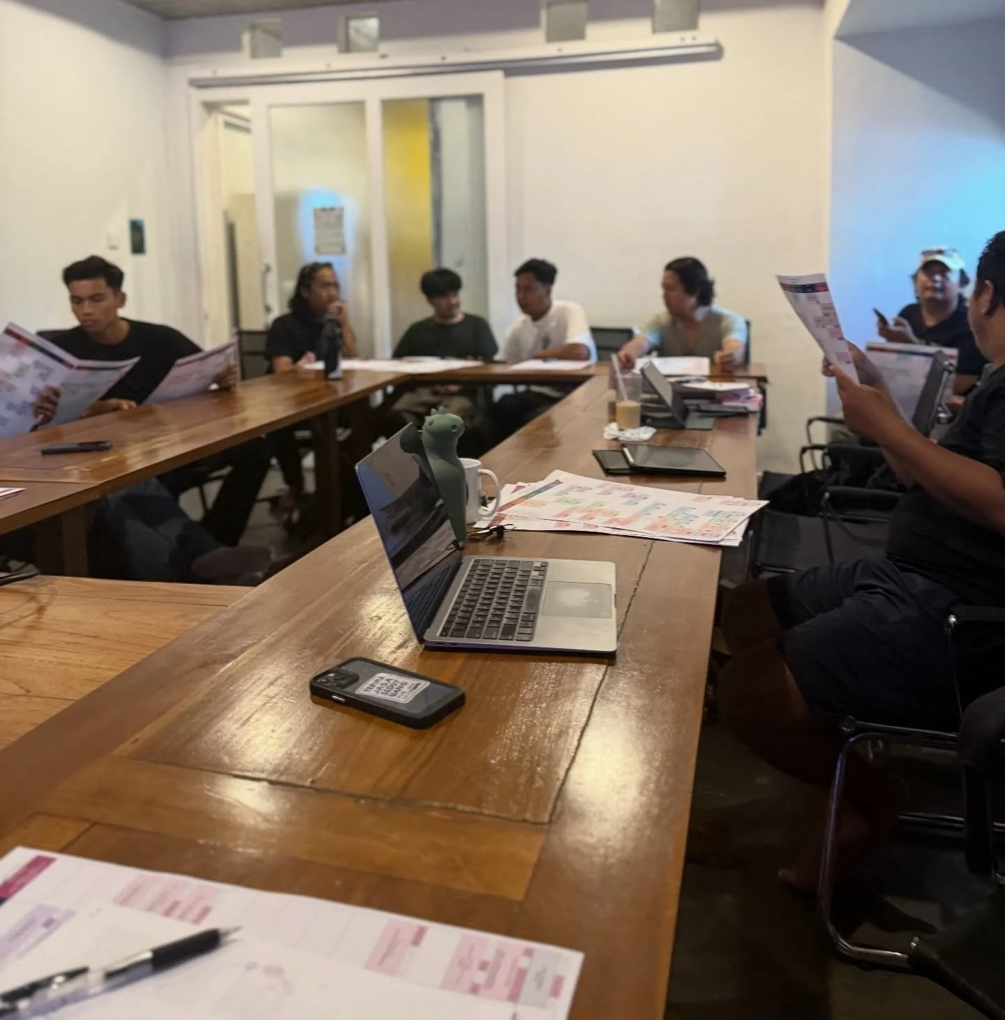 Battle plans&hellip; pre-production meetings are always fun. 🤩