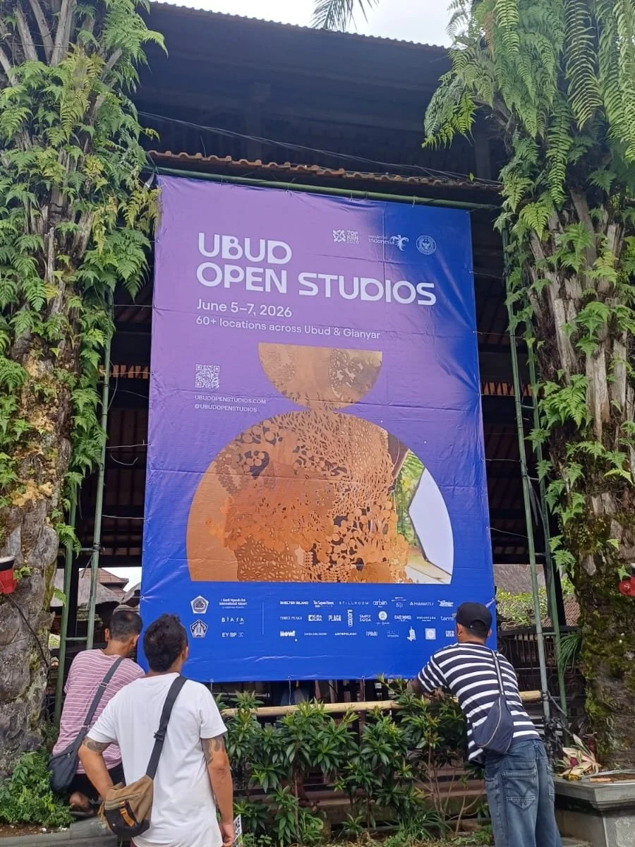 Woohooo! It&rsquo;s getting to be nearly @ubudopenstudios time! Hello to our festival neighbor @ubudfoodfest!