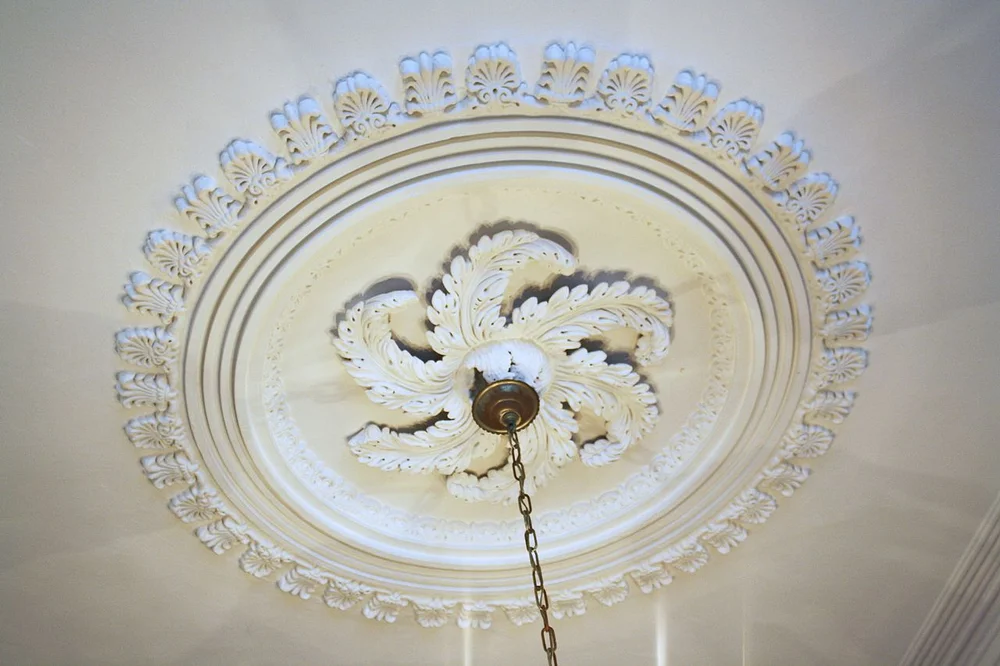 How To Paint A Plaster Ceiling Medallion Shelly Lighting