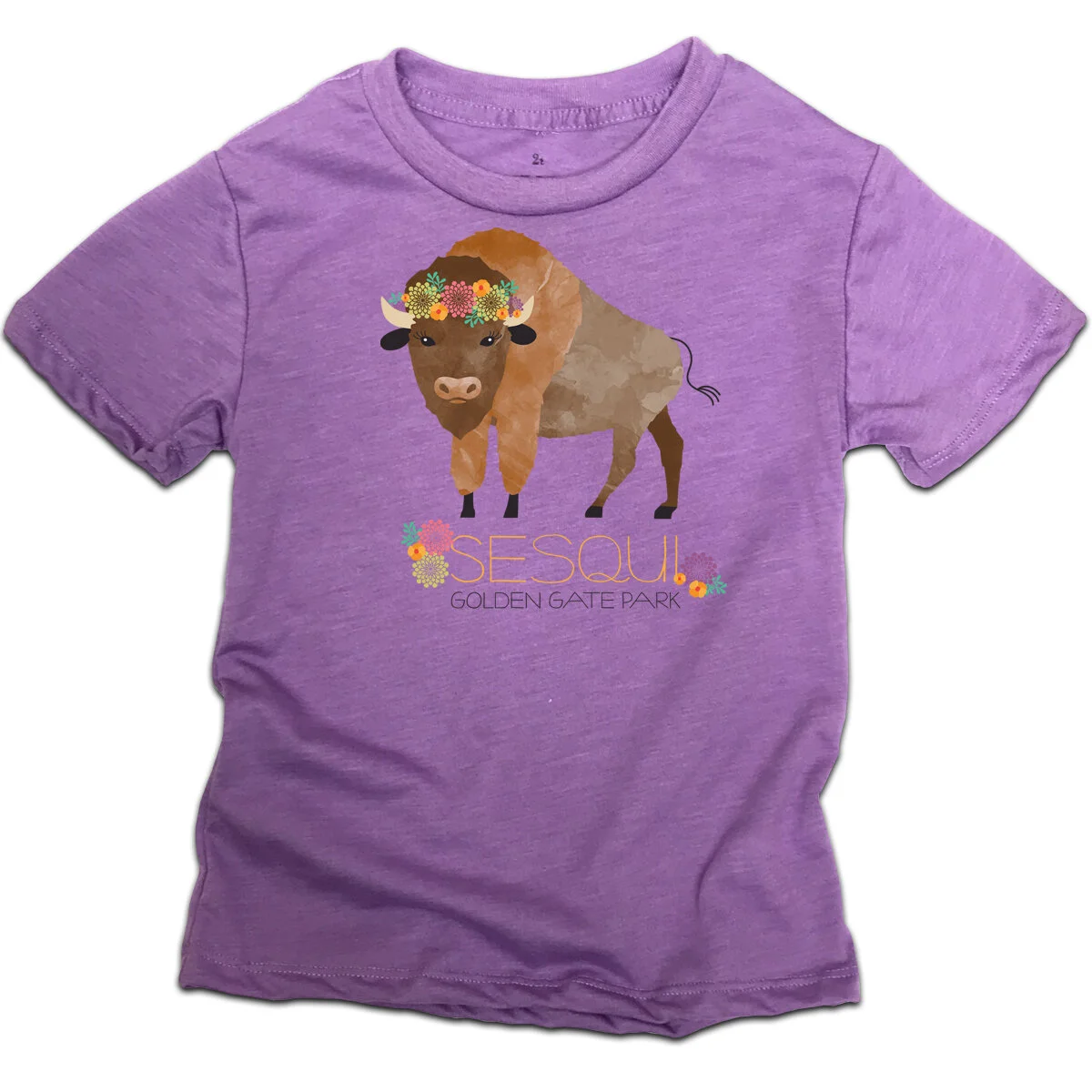Purple Bison Kids Tee.jpg