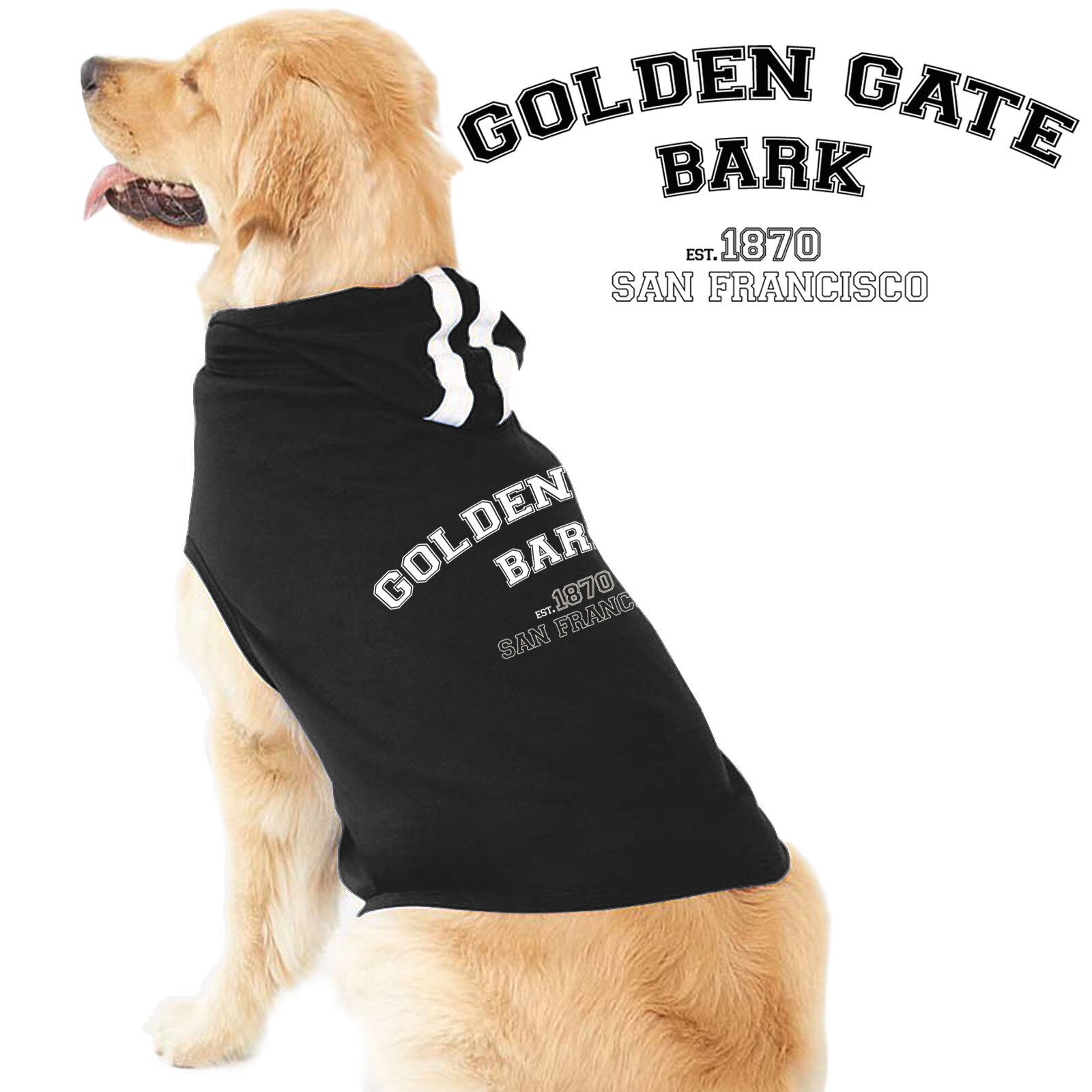 Golden Gate Bark Dog Hoodie