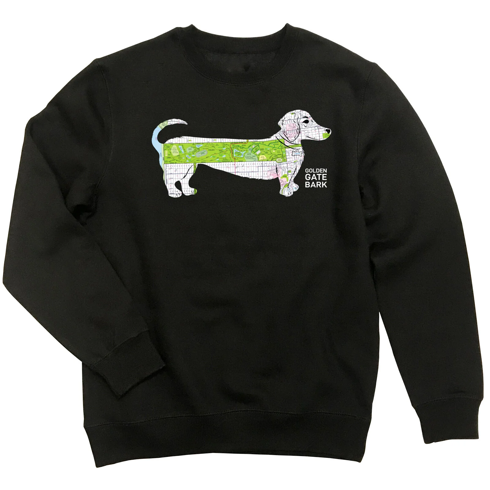 Golden Gate Bark Unisex Crewneck Fleece Pullover