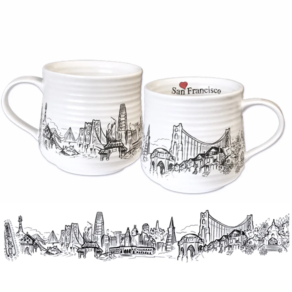 Halfway To the Stars Ceramic Travel Mug  San Francisco Mercantile