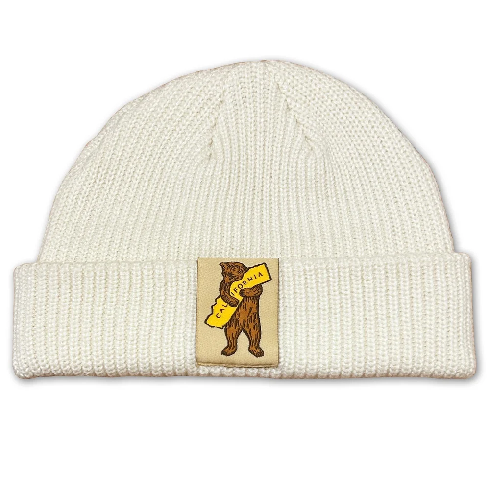 Hepandy Embroidered California Bear Baseball Cap - Washed Gray Cotton Twill, Adjustable