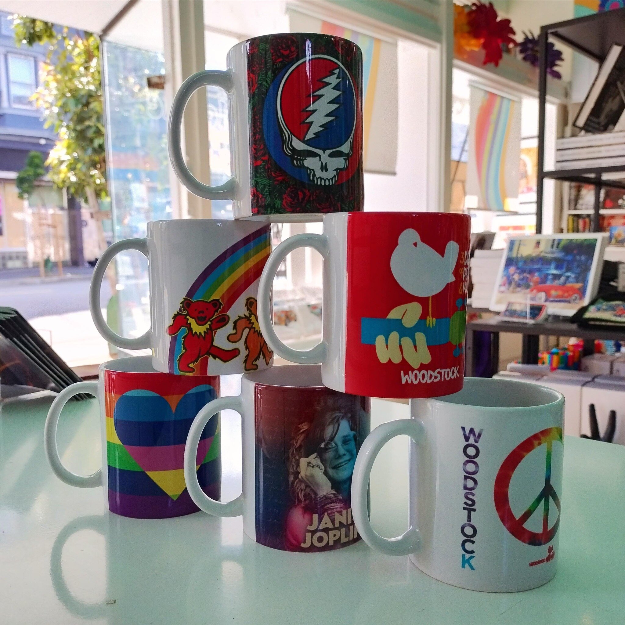 New mugs! New Mugs! New Mugs!

Come get your new favorite mug! We have designs including Woodstock, Janis Joplin, and the Grateful Dead. Don&rsquo;t miss it!

#haightashbury #summeroflove #hippieforlife #haight #ashbury #sanfrancisco #bayarea #shoplo