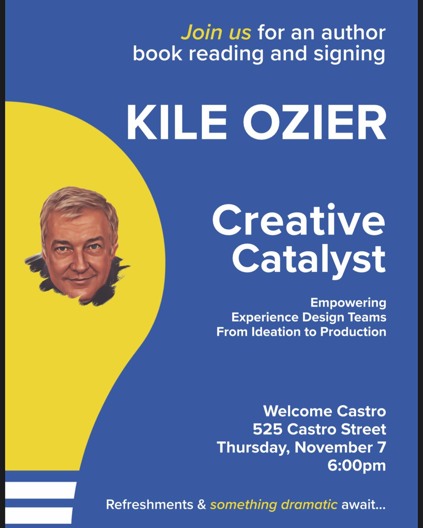 This Thursday Nov. 7th at 6pm come join us for book signing and reading📚 with the lovely Kile Ozier!!!
Don&rsquo;t miss out!!!