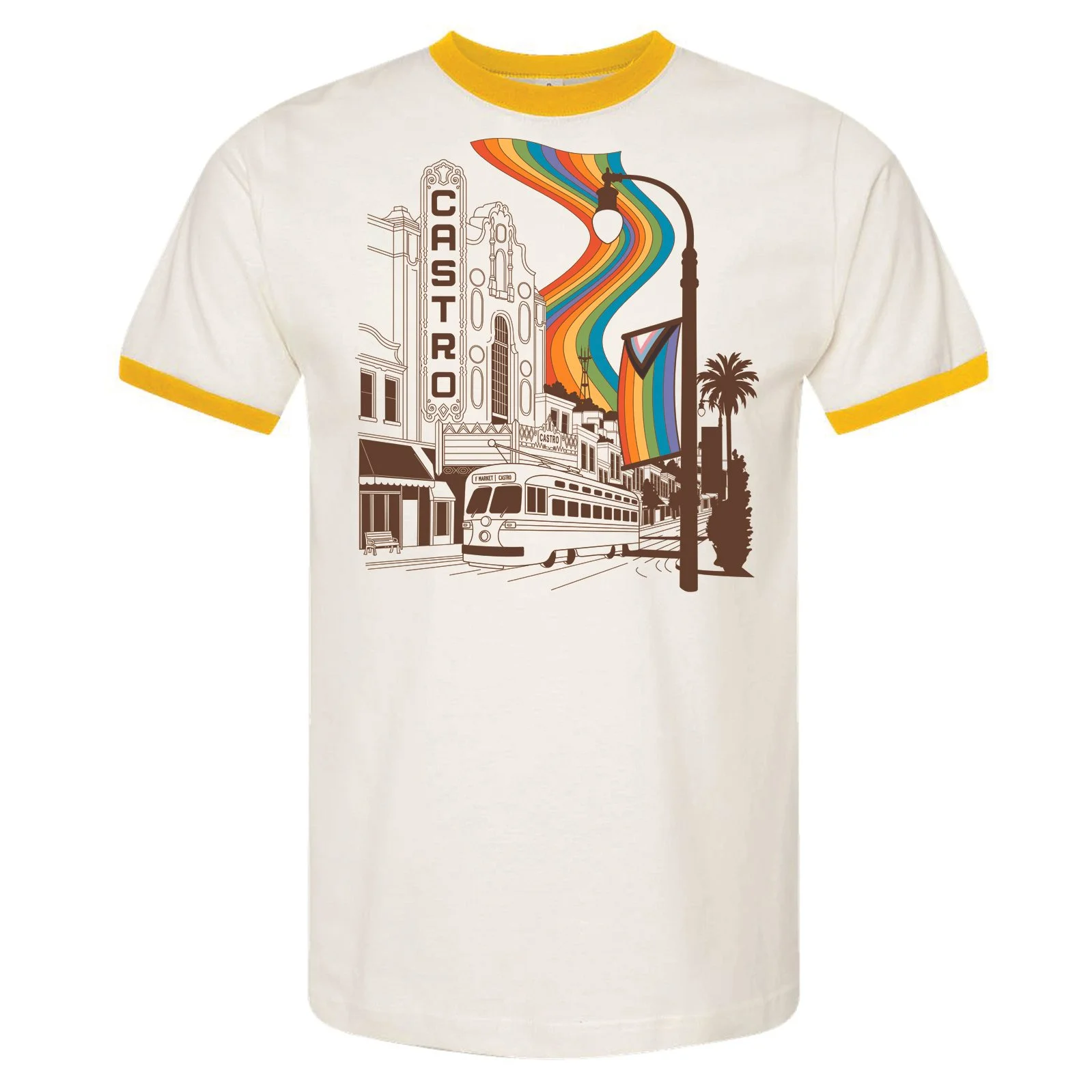 Vintage Castro Ringer Tee